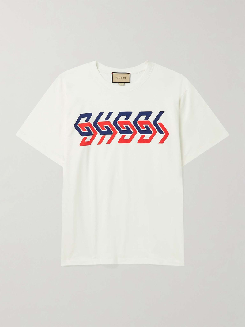Logo-Print Cotton-Jersey T-Shirt - 1