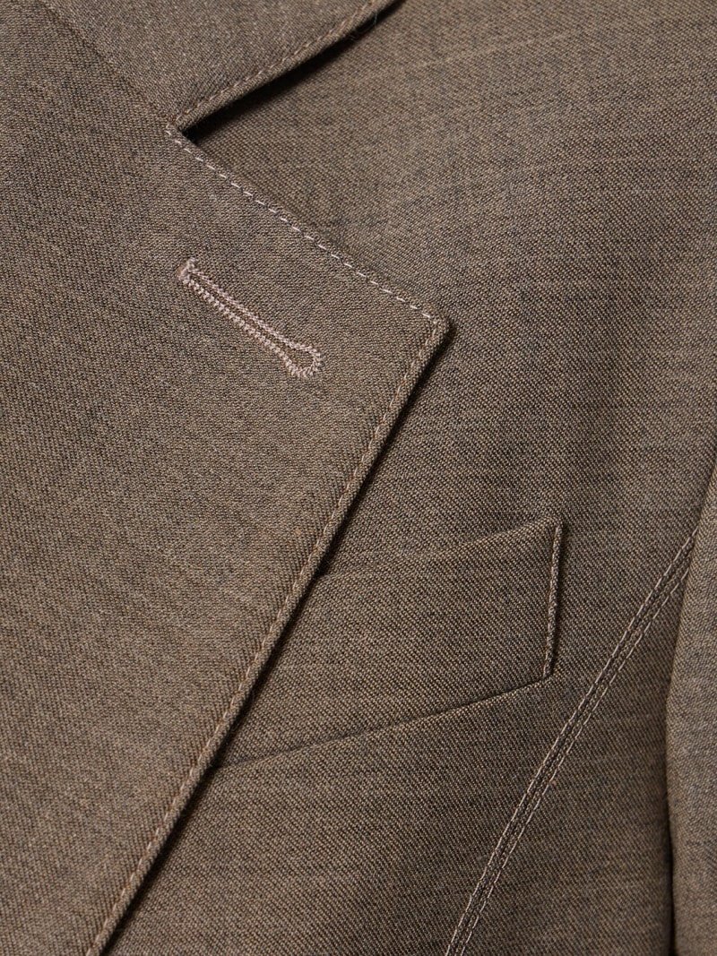 Wool blend side button blazer - 5