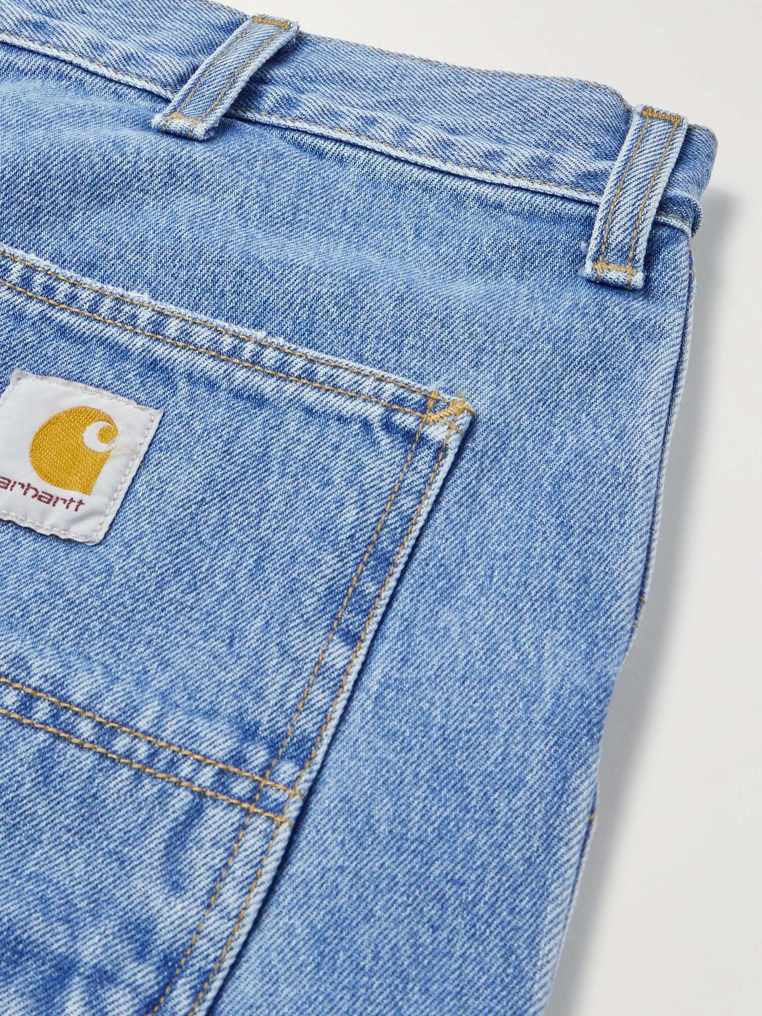 Single Knee Straight-Leg Jeans - 5