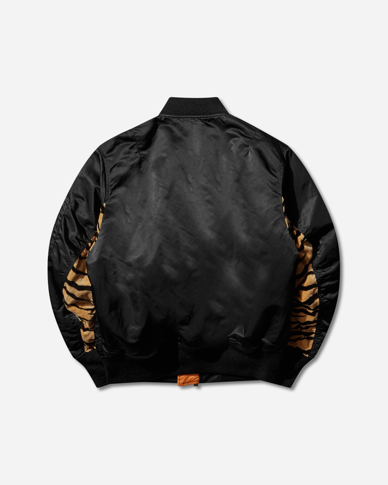 WACKO MARIA Men's MA-1 Flight Jacket (Type-1) Black outlook