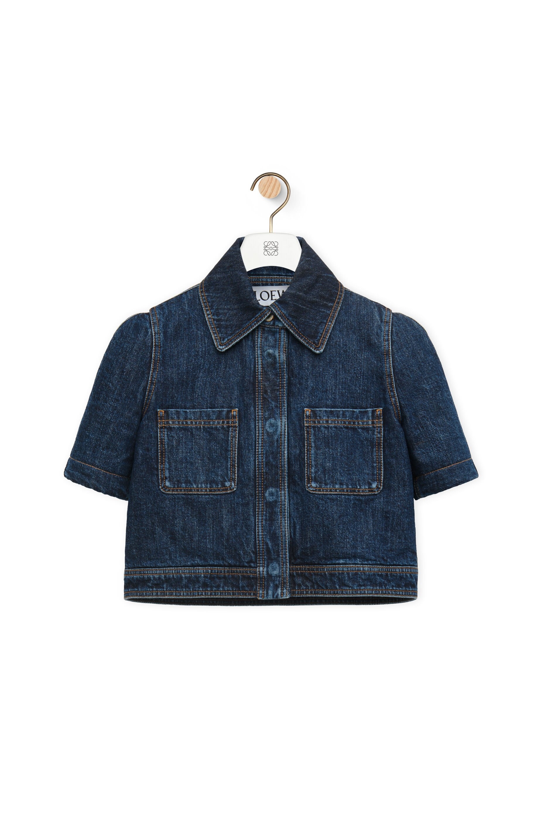 Reproportioned jacket in denim - 1