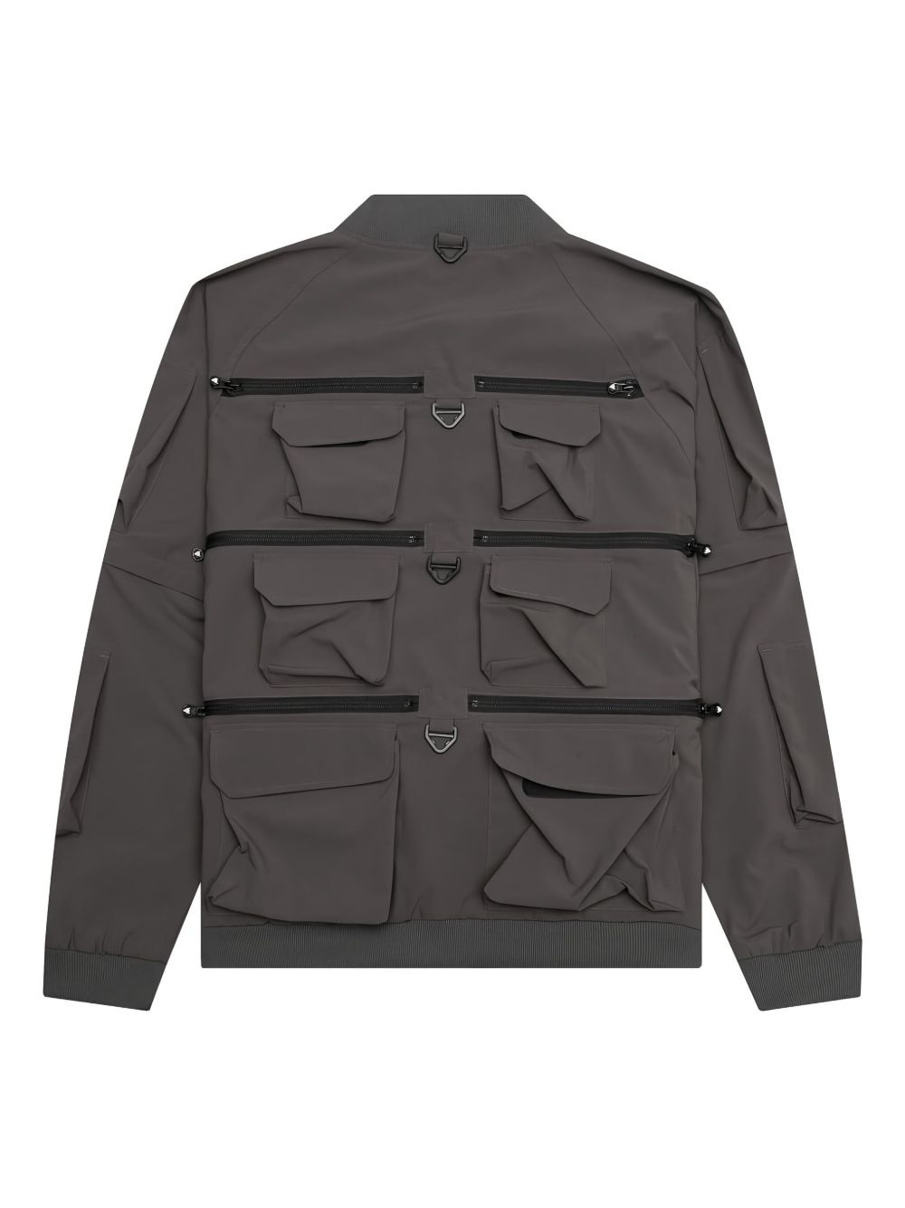 multi-pocket zipped jacket - 2