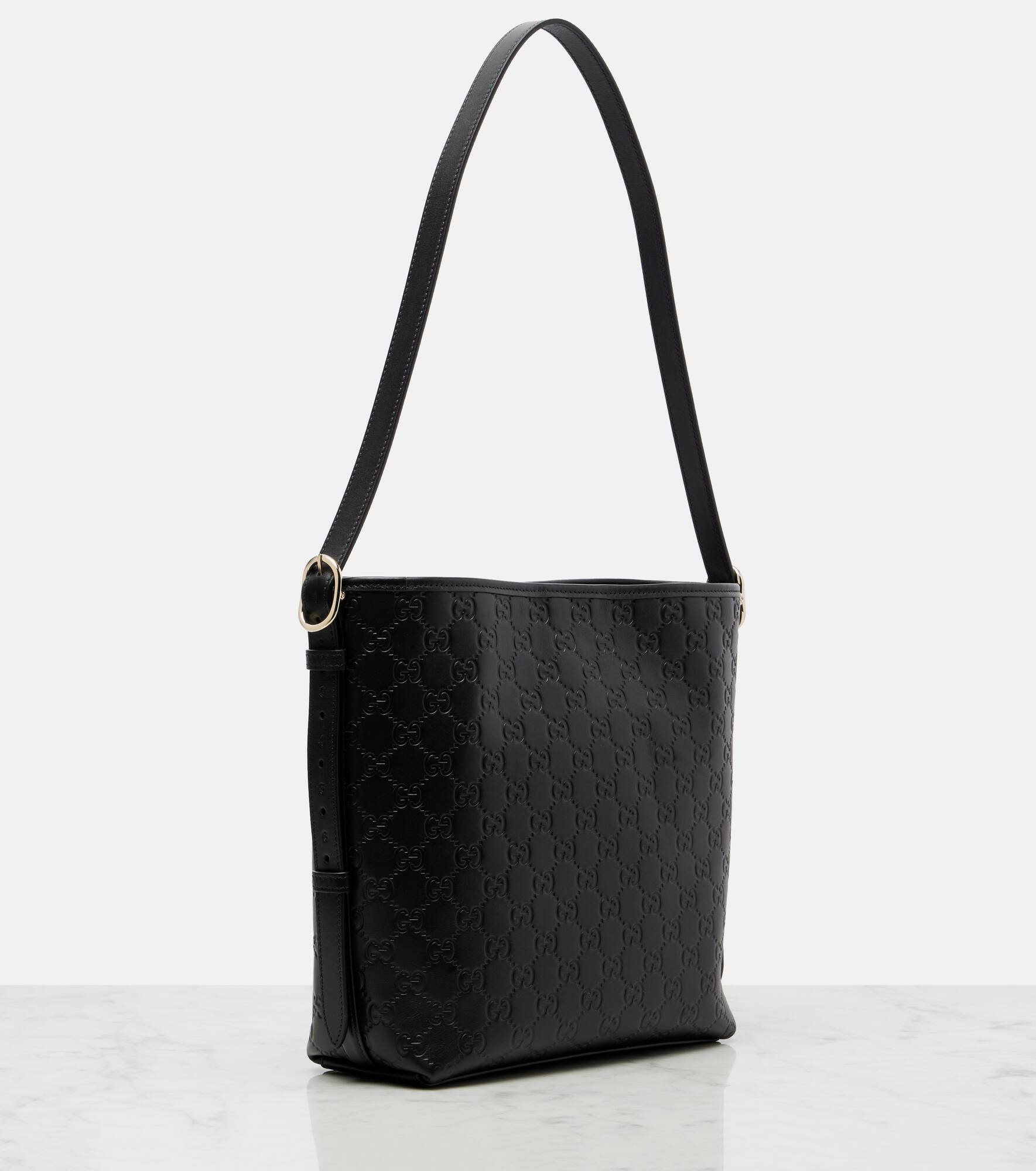 Emblem Medium leather tote bag - 4