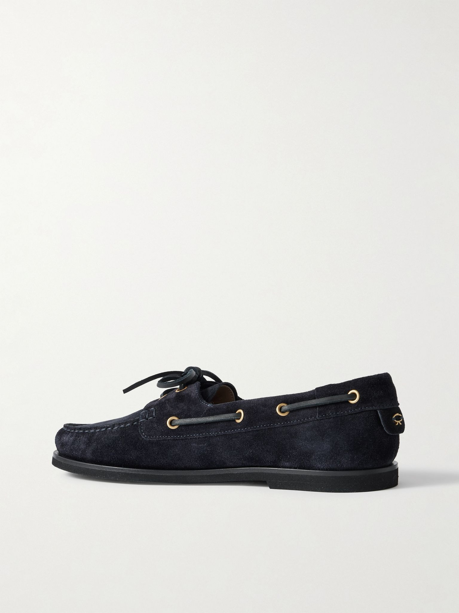 Vandée suede boat shoes Navy - 3