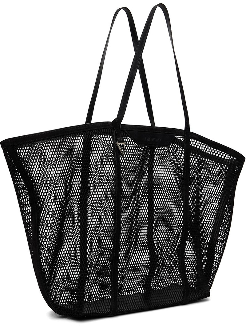 THE ATTICO Black Via del Mare Tote outlook