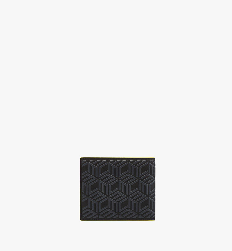 Bifold Wallet in Cubic Monogram Leather 4