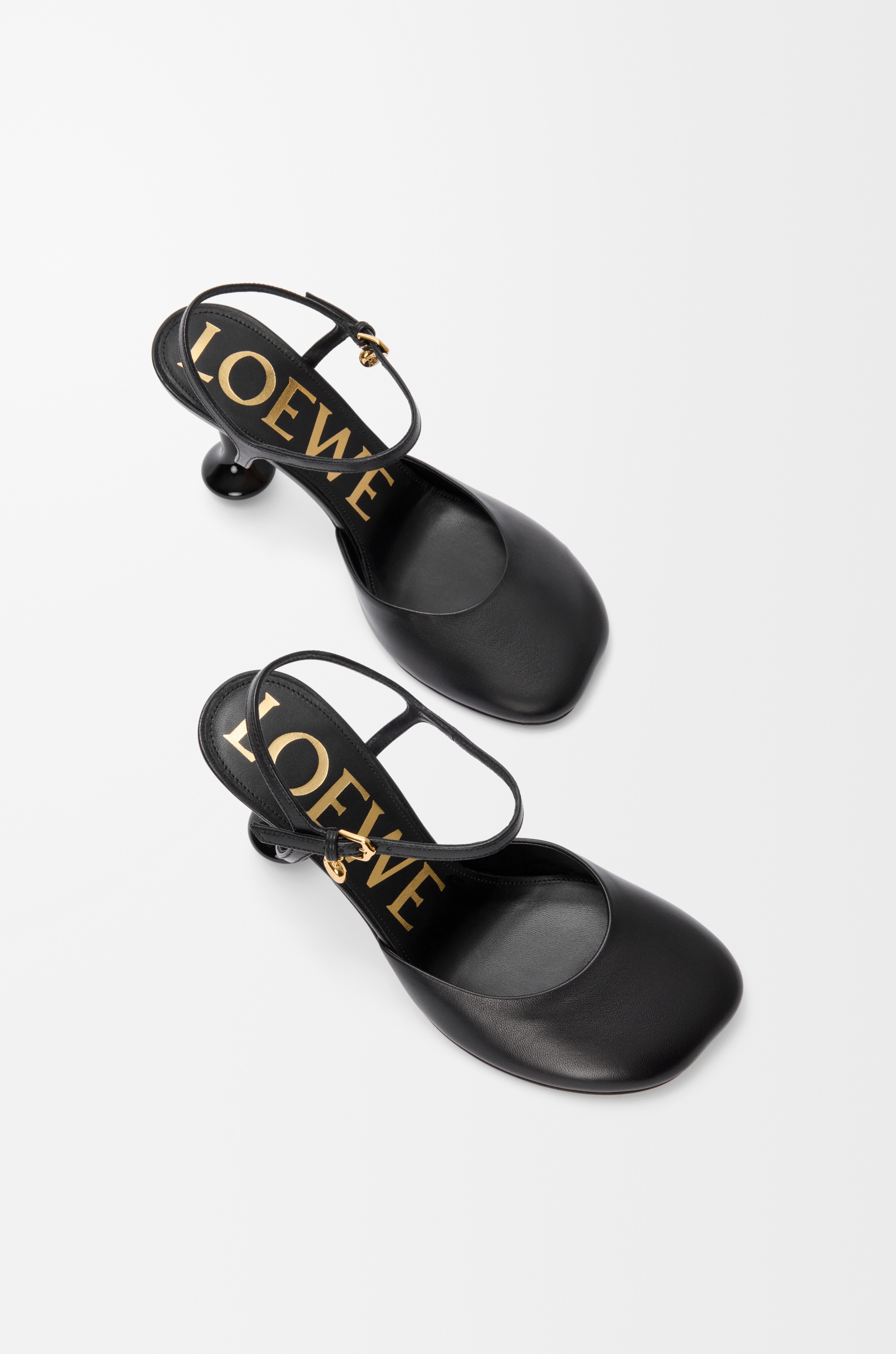 Toy ankle strap pump in lambskin - 4