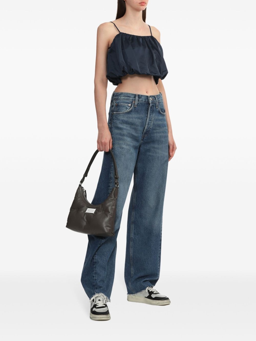 mid-rise cotton-blend jeans - 2