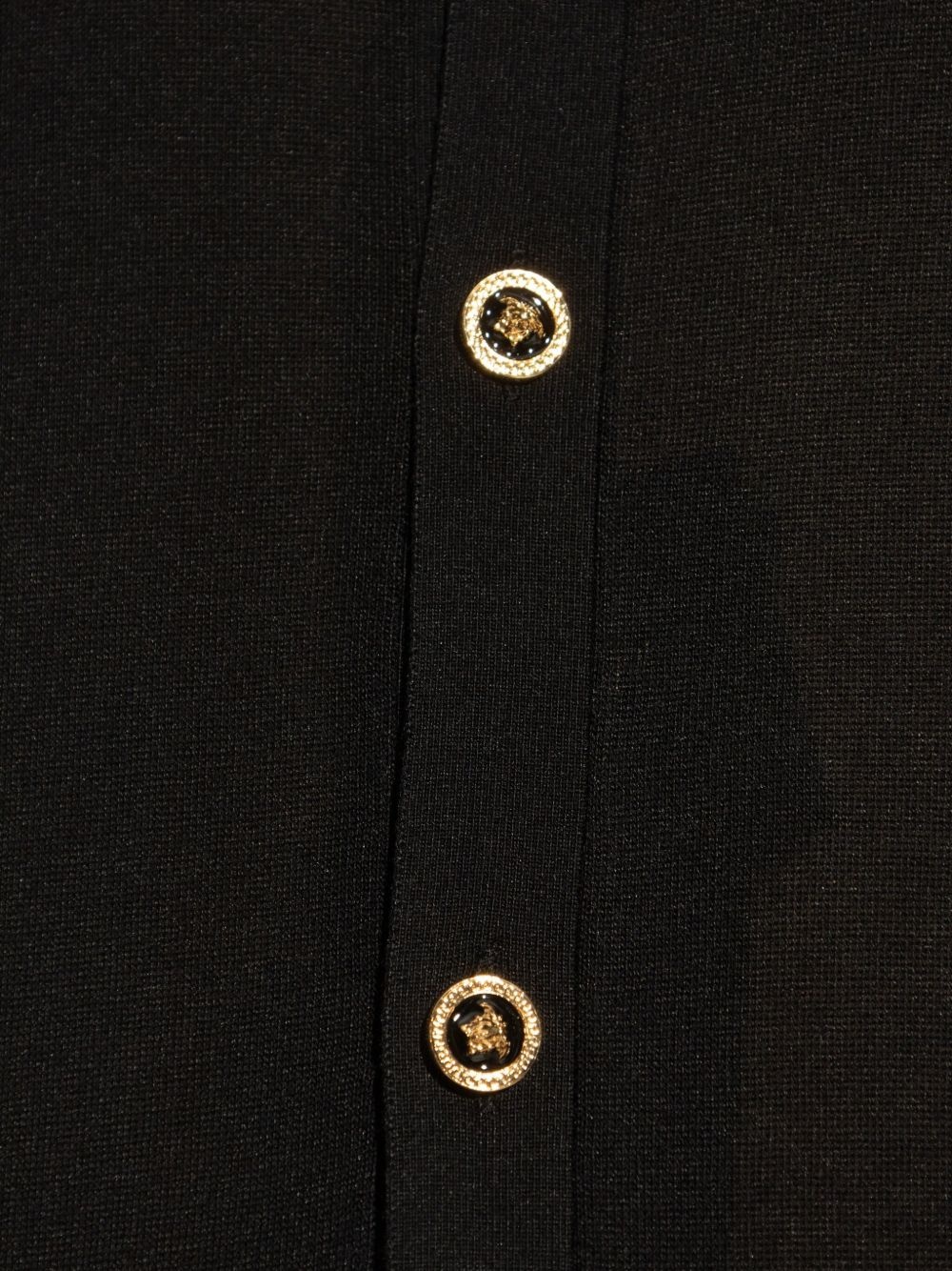 polo-collar button-up cardigan - 5