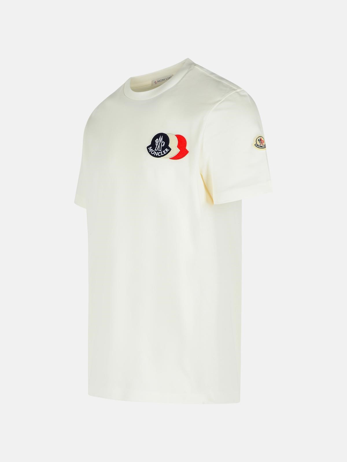 WHITE COTTON T-SHIRT - 2