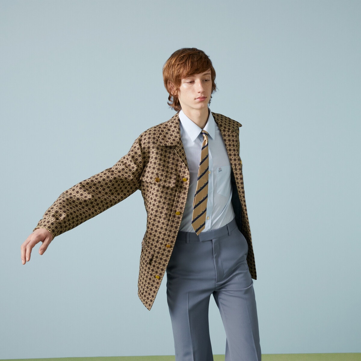 Striped silk tie - 3