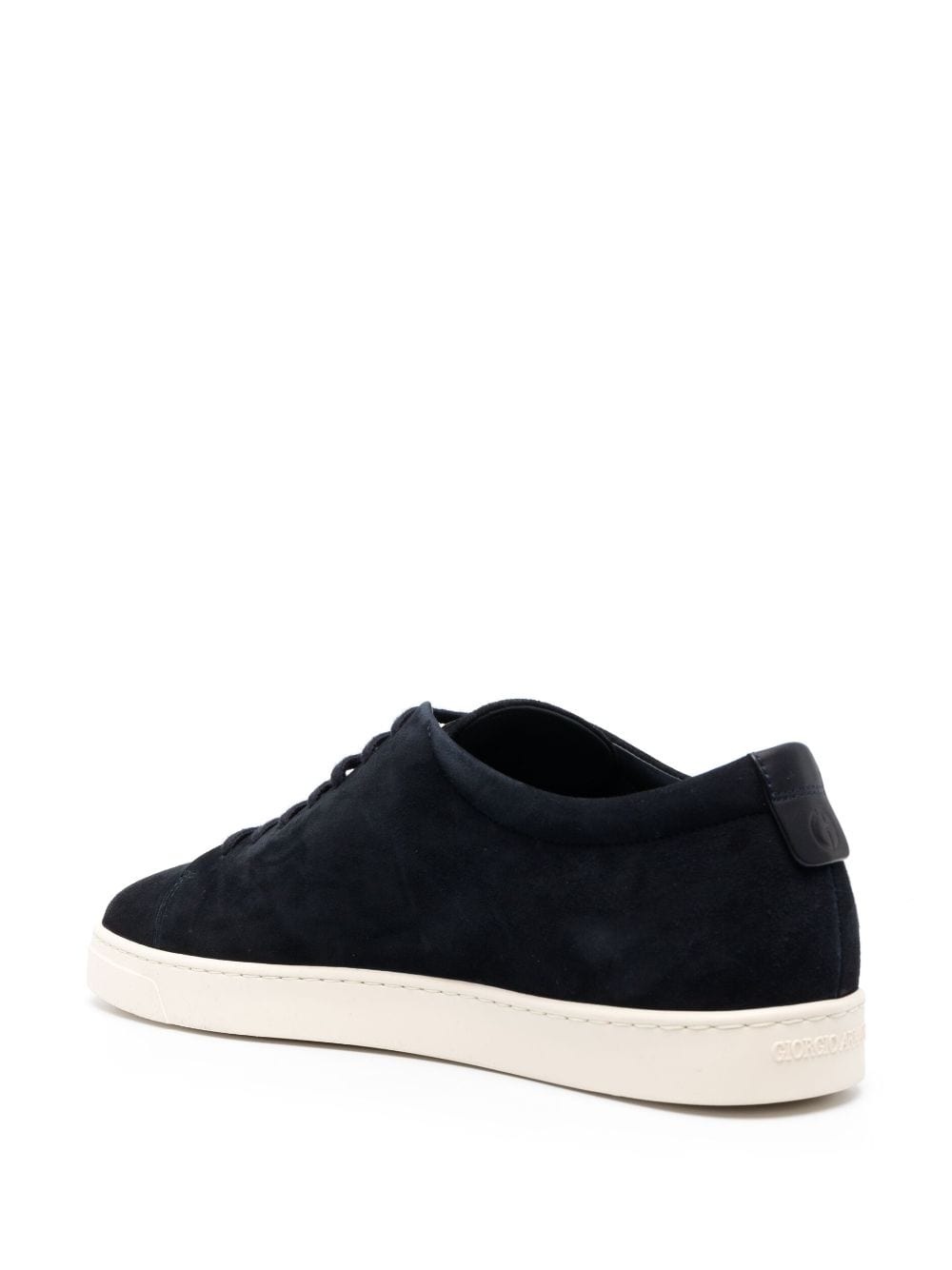 logo-embossed low-top sneakers - 3