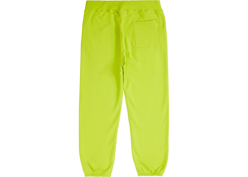 Supreme Supreme S Logo Sweatpant (FW20) Acid Green outlook