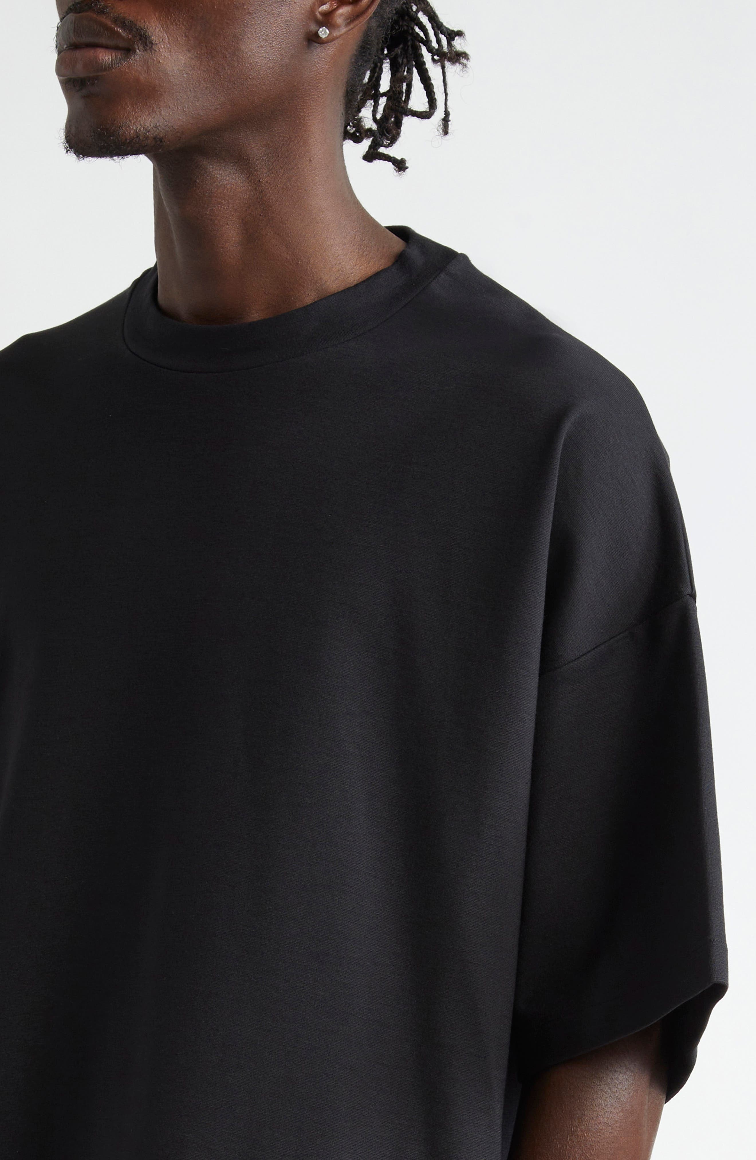 Fear of God Milano Jersey Crewneck T-Shirt in Black at Nordstrom - 4