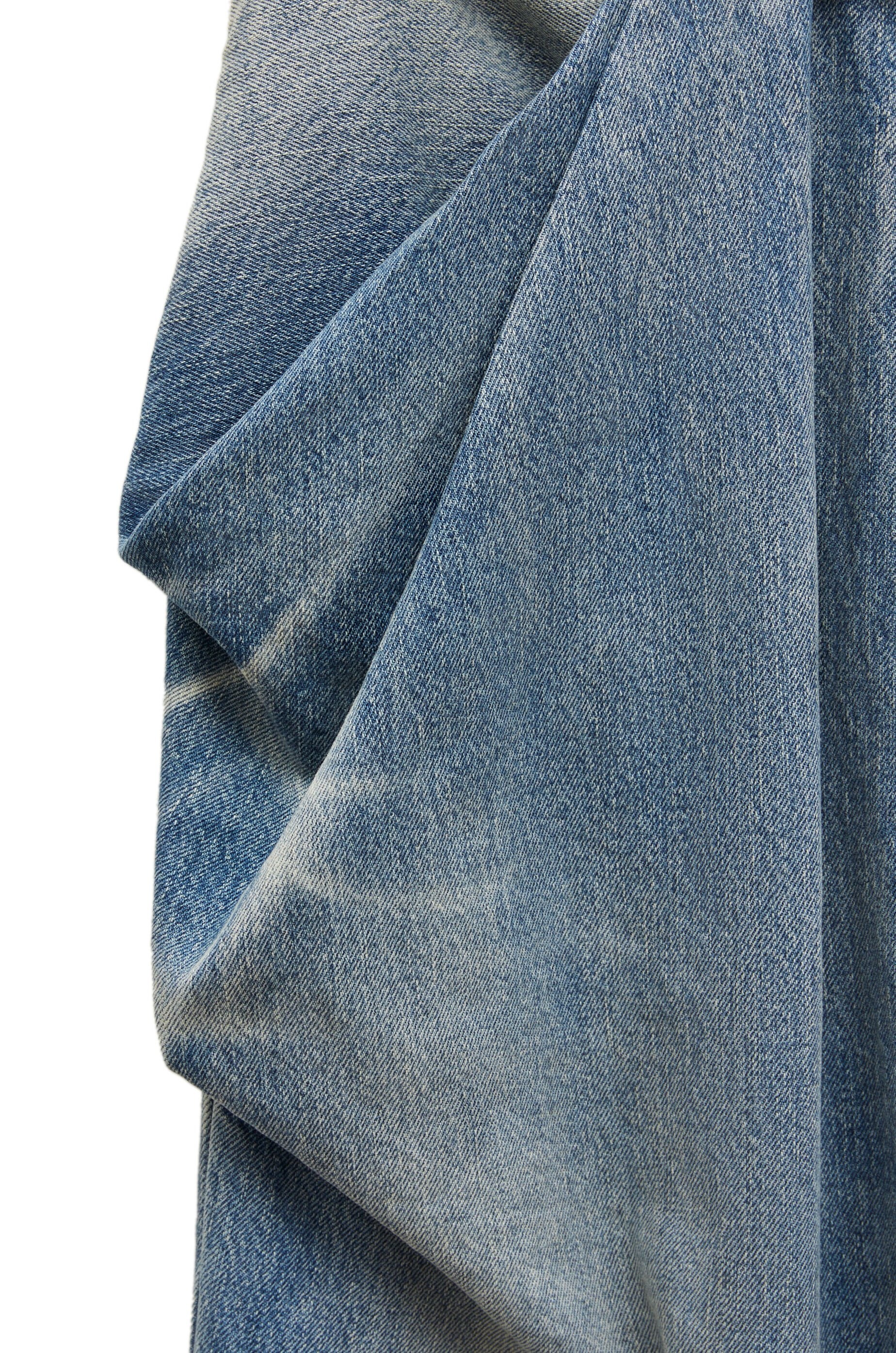 Draped jeans in denim - 7