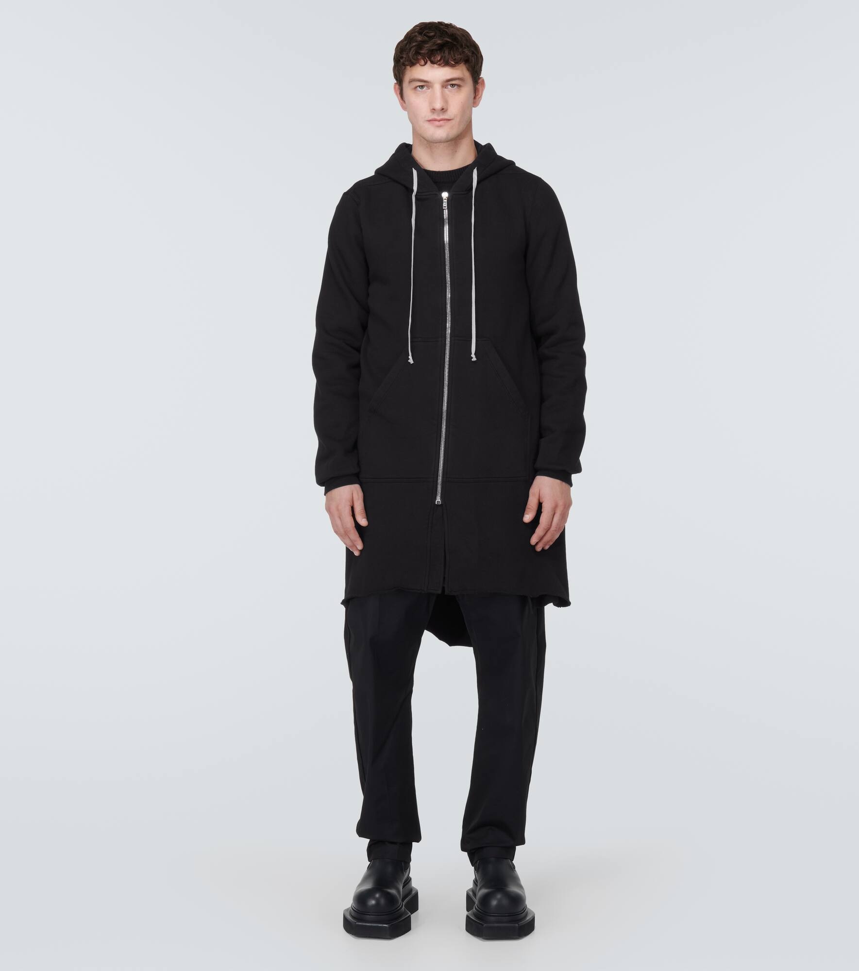 Oversized cotton jersey hoodie - 2