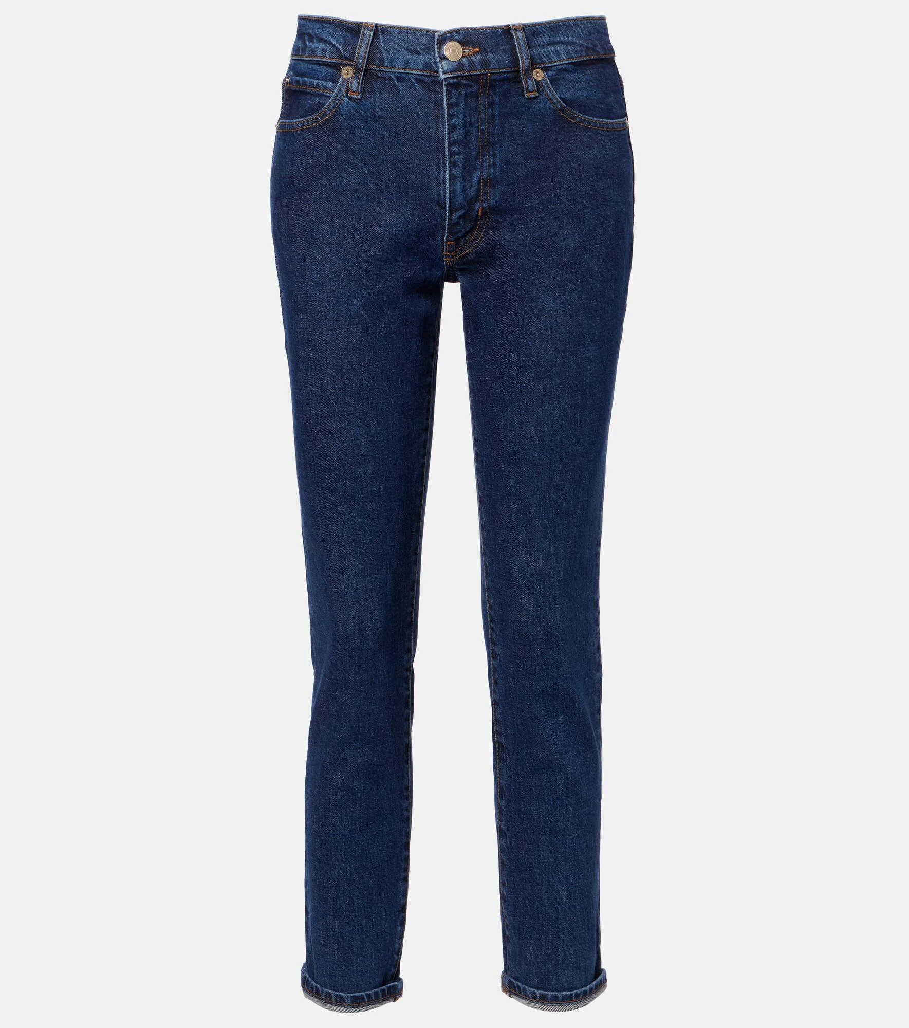 Borrowed cropped straight jeans - 1