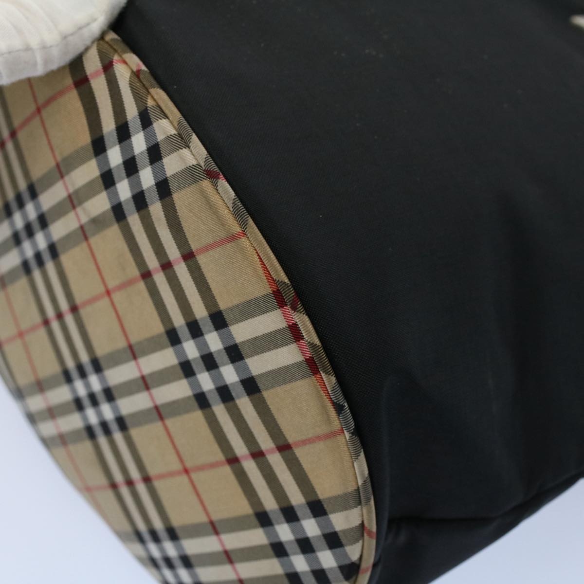 Burberry Shoulder Bag Nylon Black - 15