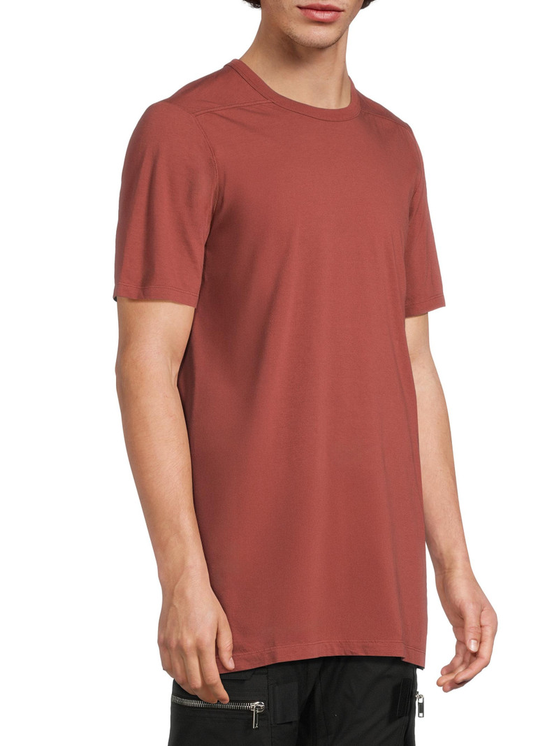 Men's Level T Cotton Crewneck T-Shirt - Rosewood 4