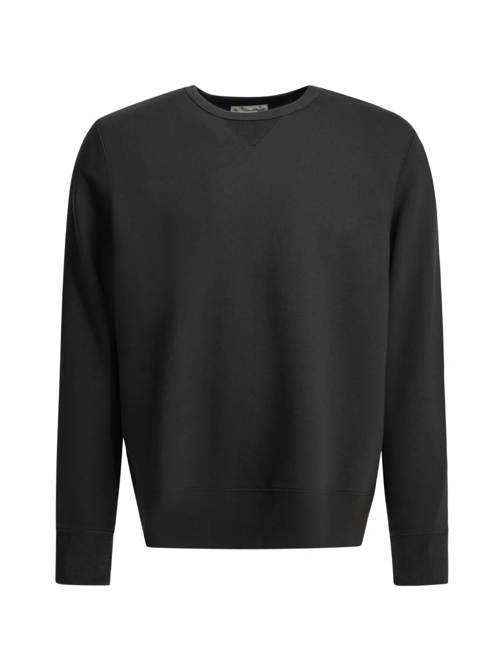 ribbed-trim cotton sweater - 1