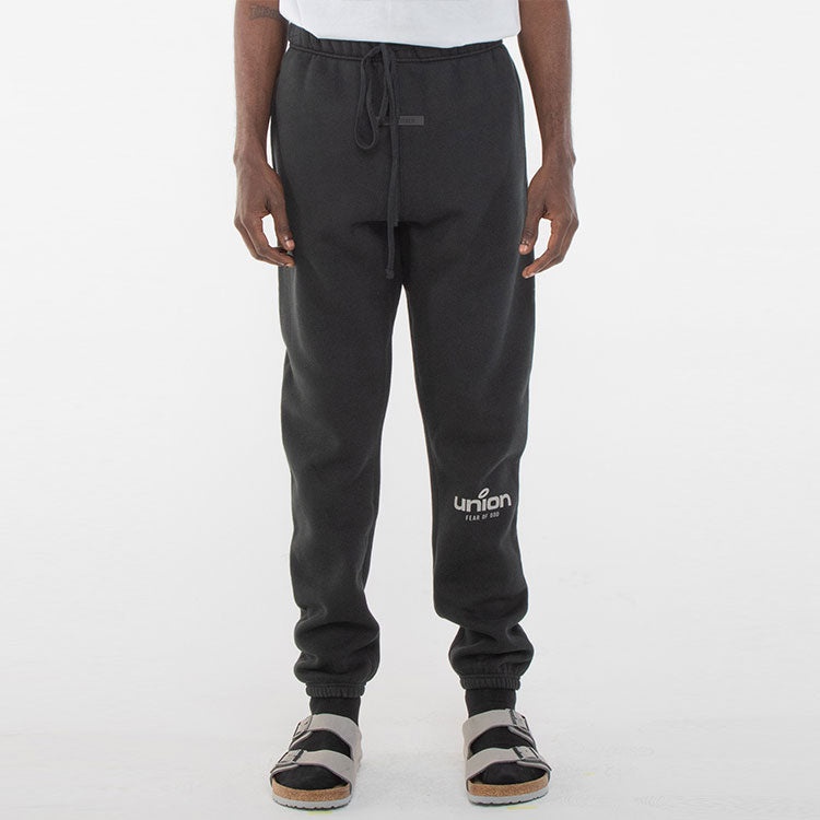 Fear of God Essentials x Union LA FW21 Vintage Sweatpant Black FOG-FW21-090 - 4