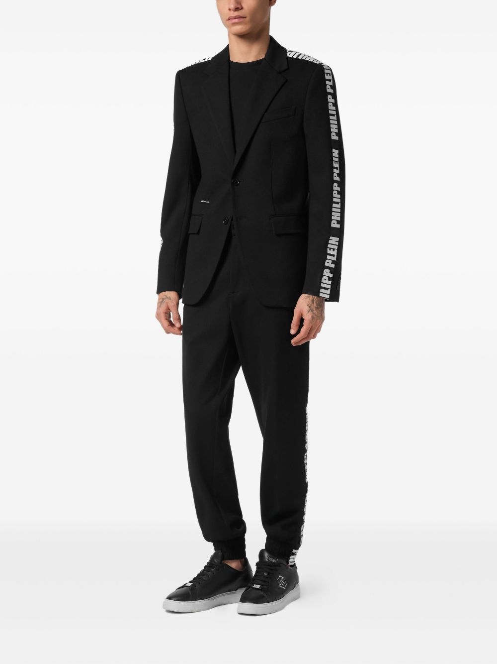 logo-tape blazer - 2