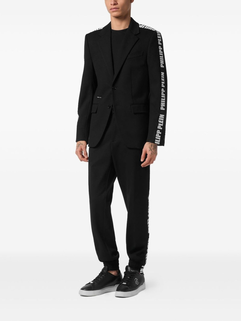 PHILIPP PLEIN logo-tape blazer outlook