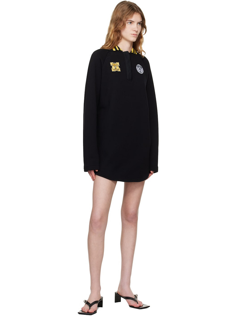 Off-White Black Sporty Polo Sweat Minidress outlook