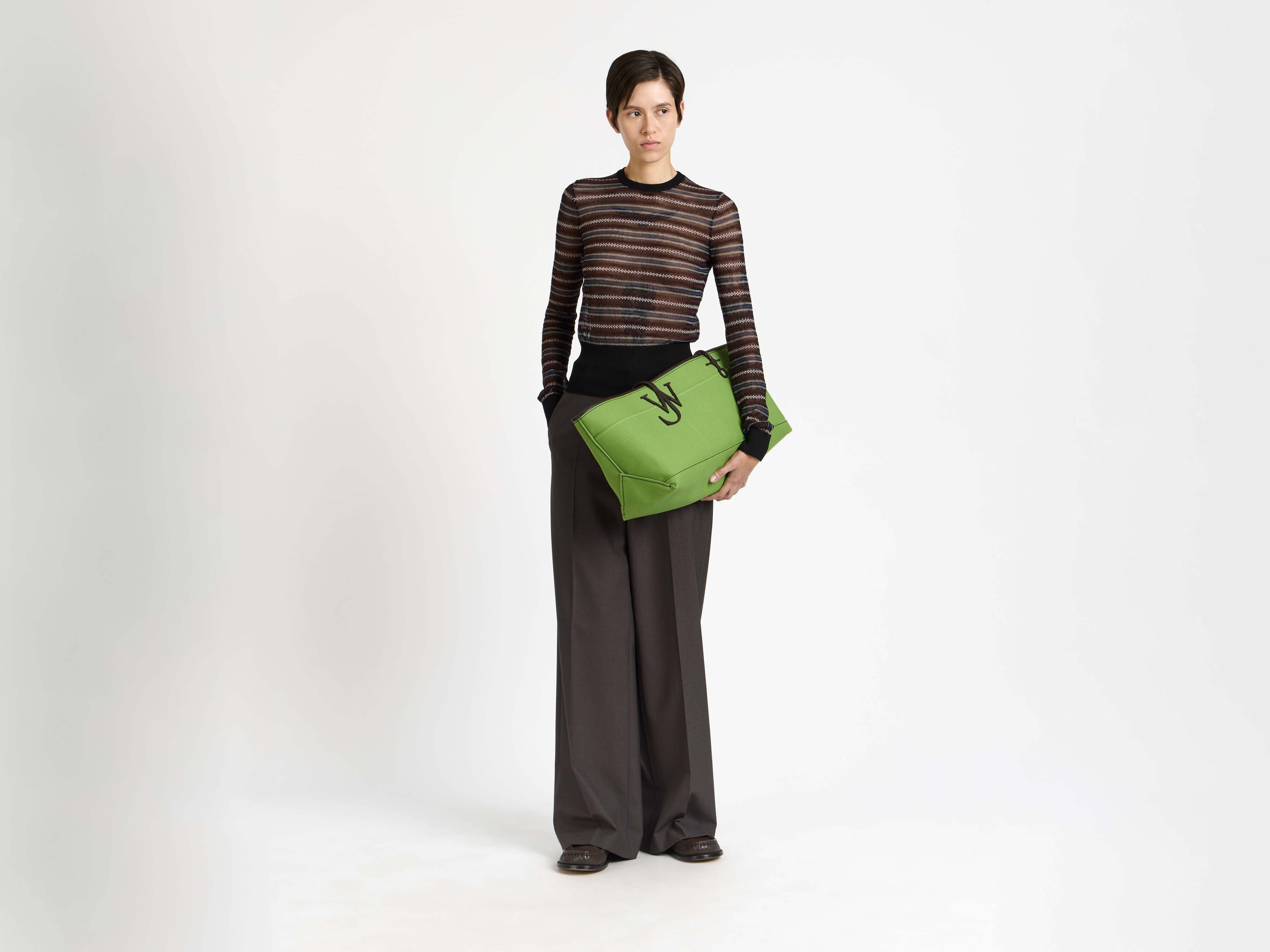 TAILORED TUXEDO TROUSERS IN CHOCOLATE BROWN - 6