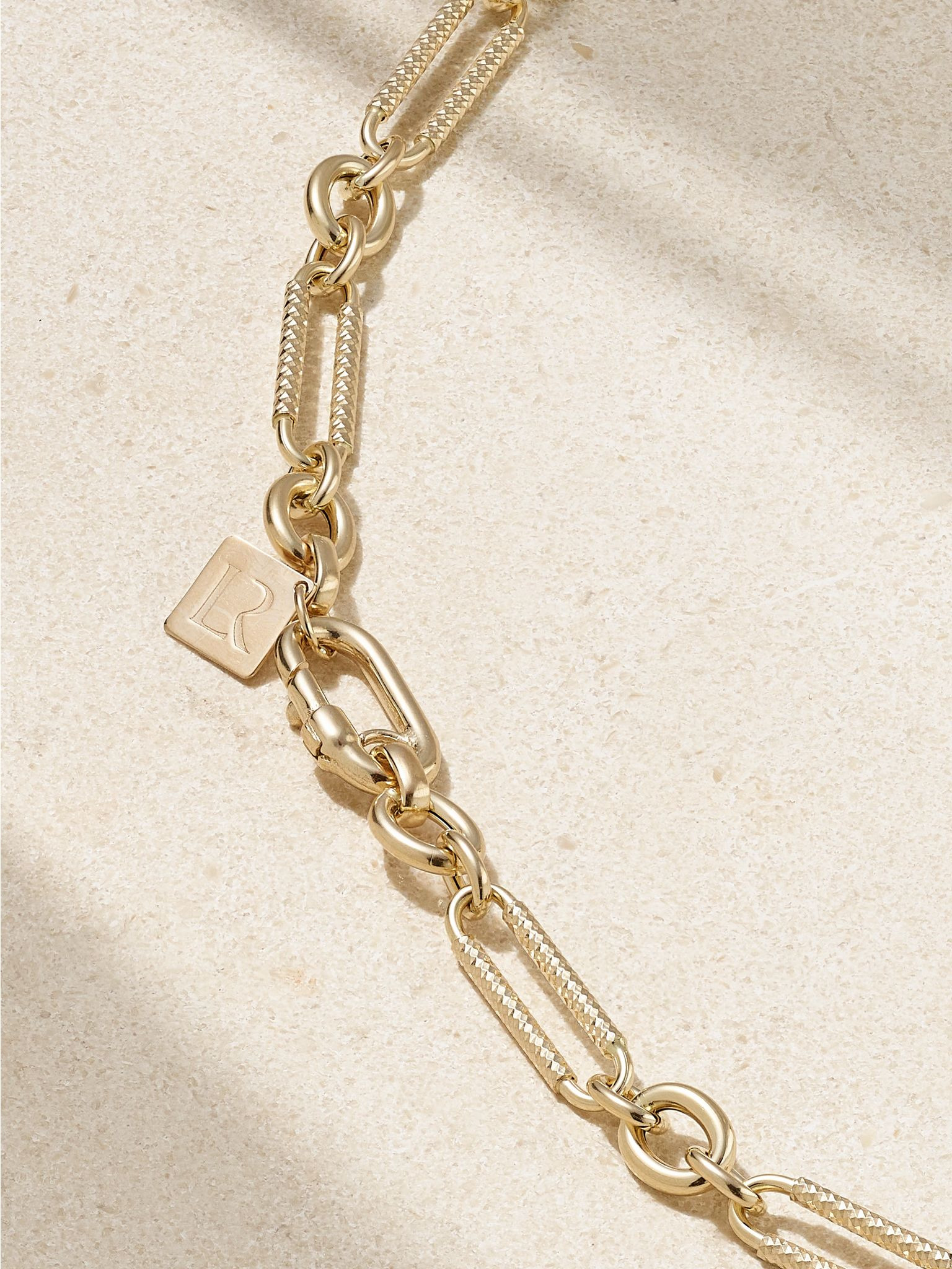 Extra Small Links 14-karat gold necklace Gold - 3