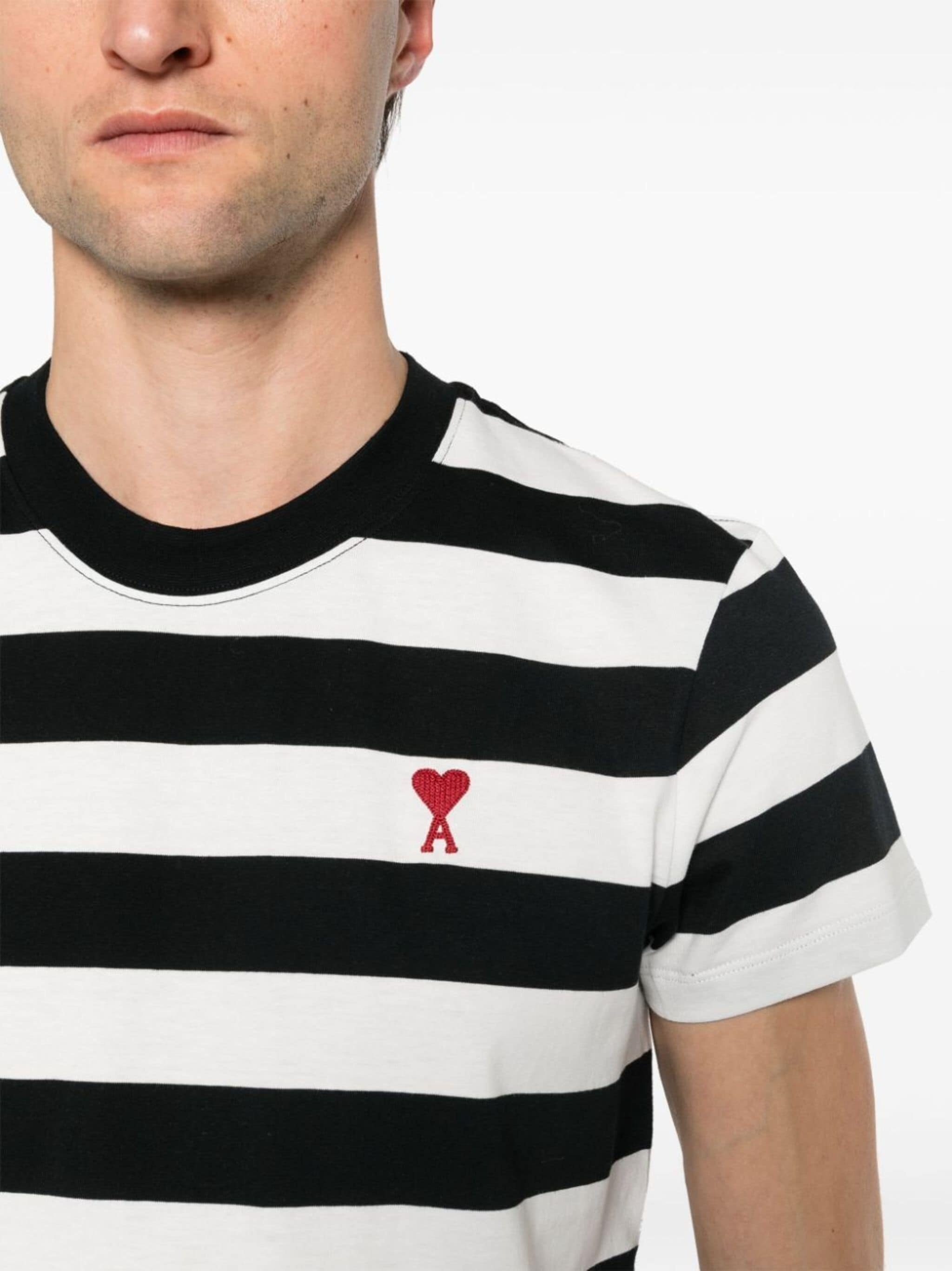 ★送料・関税込★AMI★AMI de Coeur Striped T-Shirt★ Ami Ami de Coeur Striped T-Shirt | Liberty
