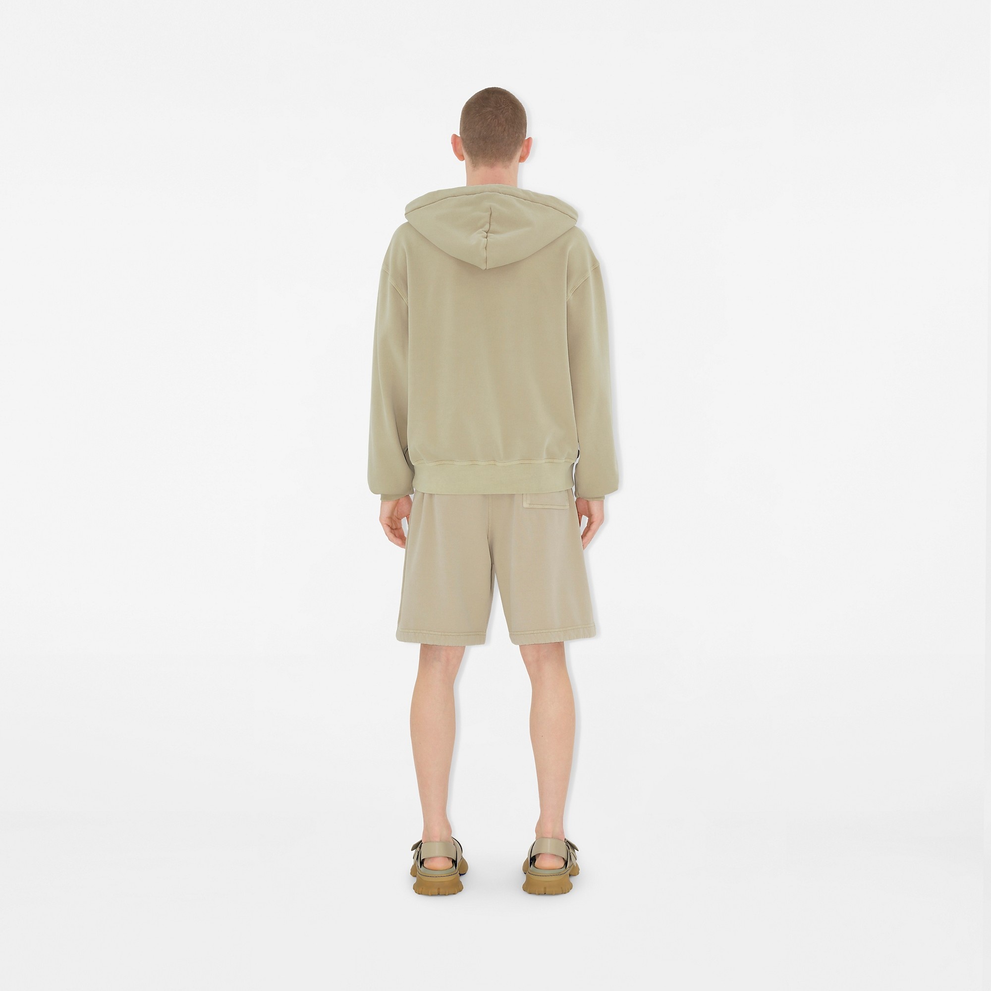Cotton Blend Zip Hoodie - 4