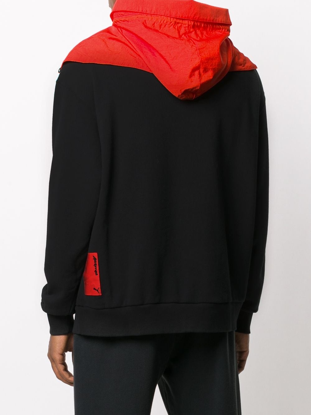 contrast details hoodie - 4