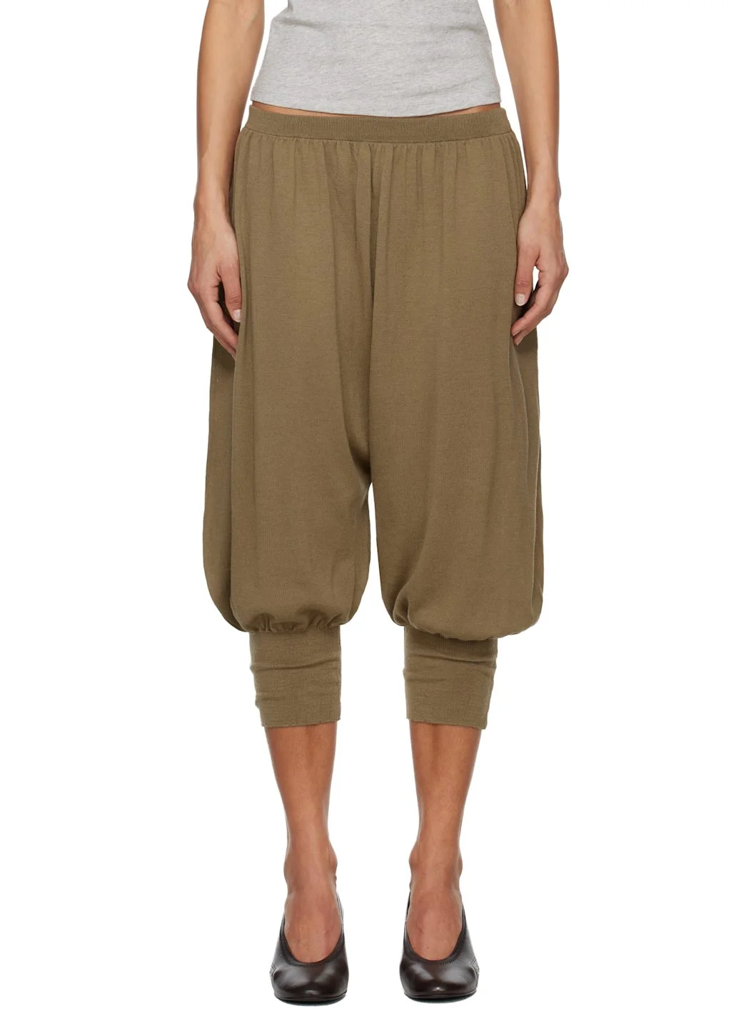 Khaki Cofre Lounge Pants - 1