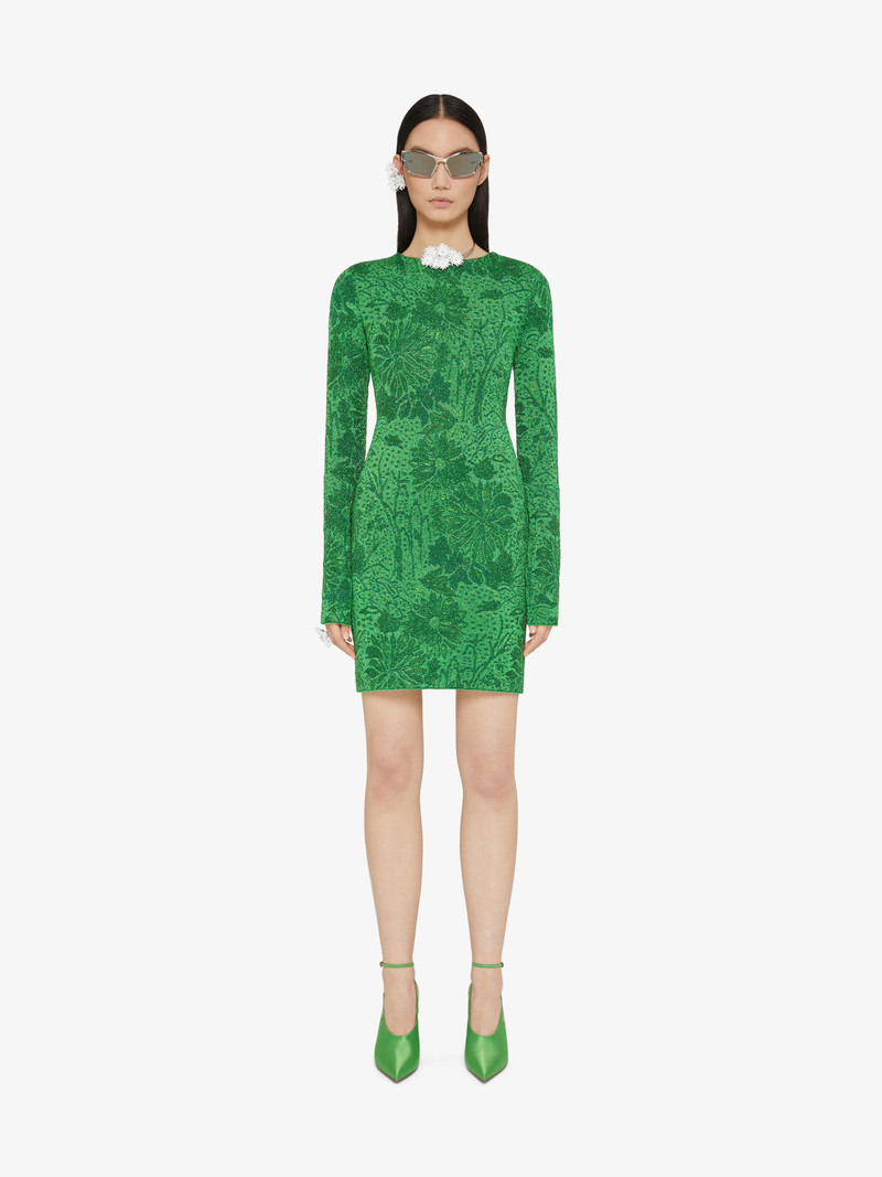 Givenchy DRESS IN LUREX WITH FLORAL JACQUARD outlook