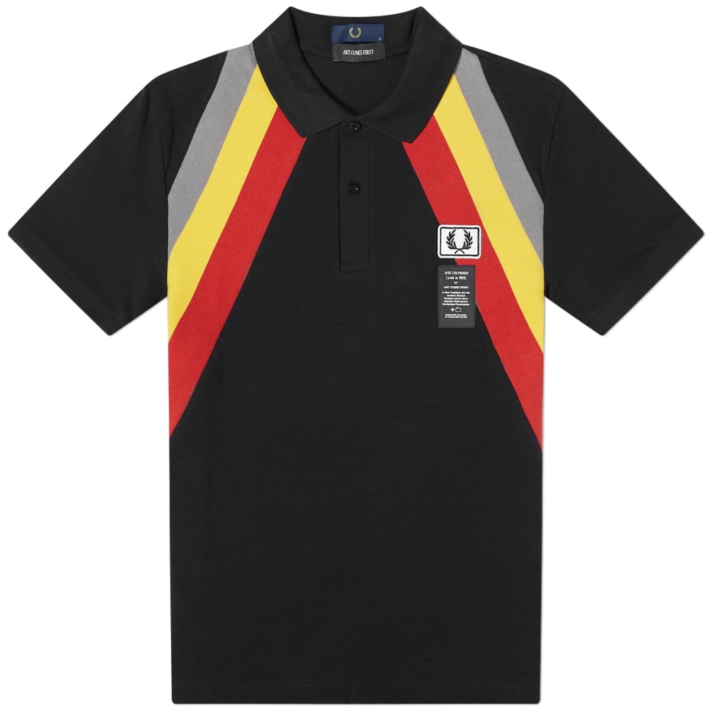 Fred Perry x Art Comes First Diagonal Rib Polo - 1