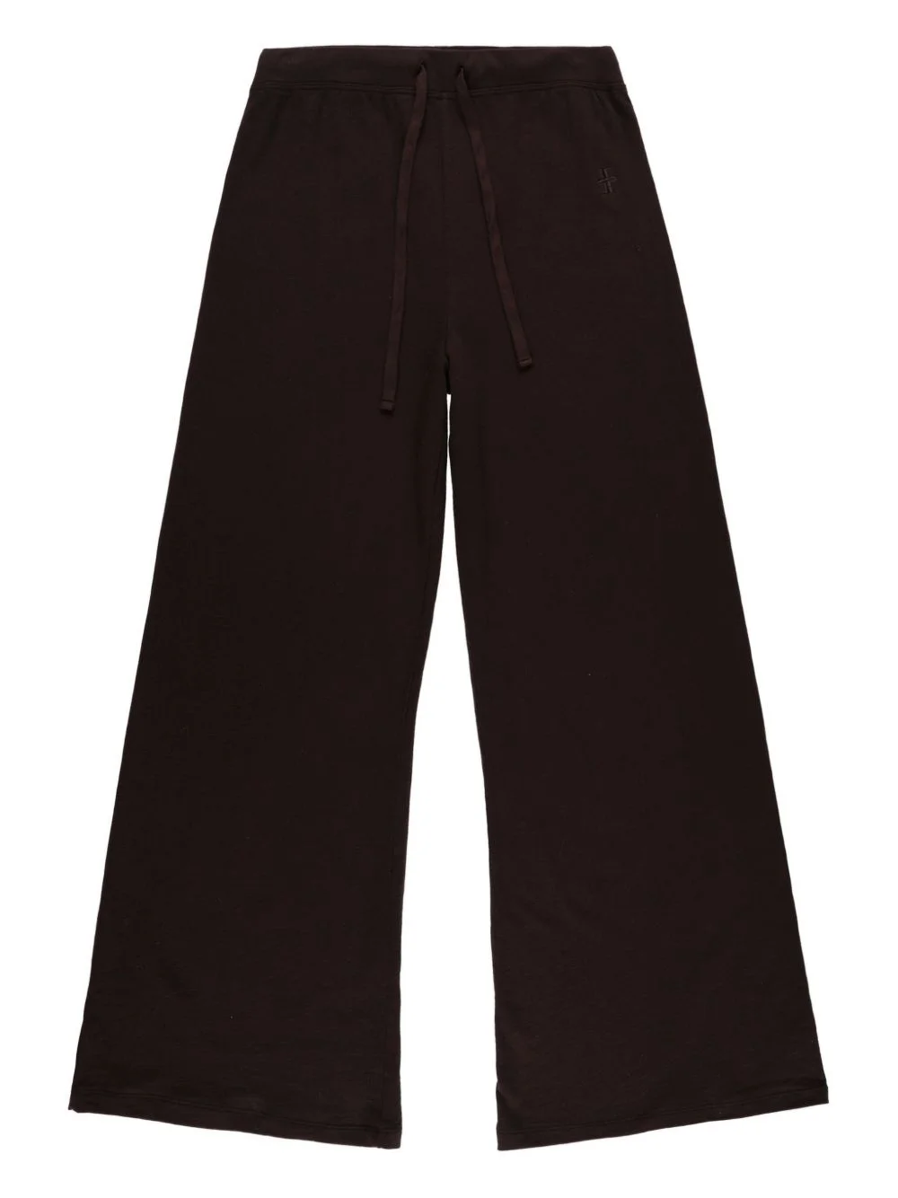 drawstring wide-leg track pants - 1