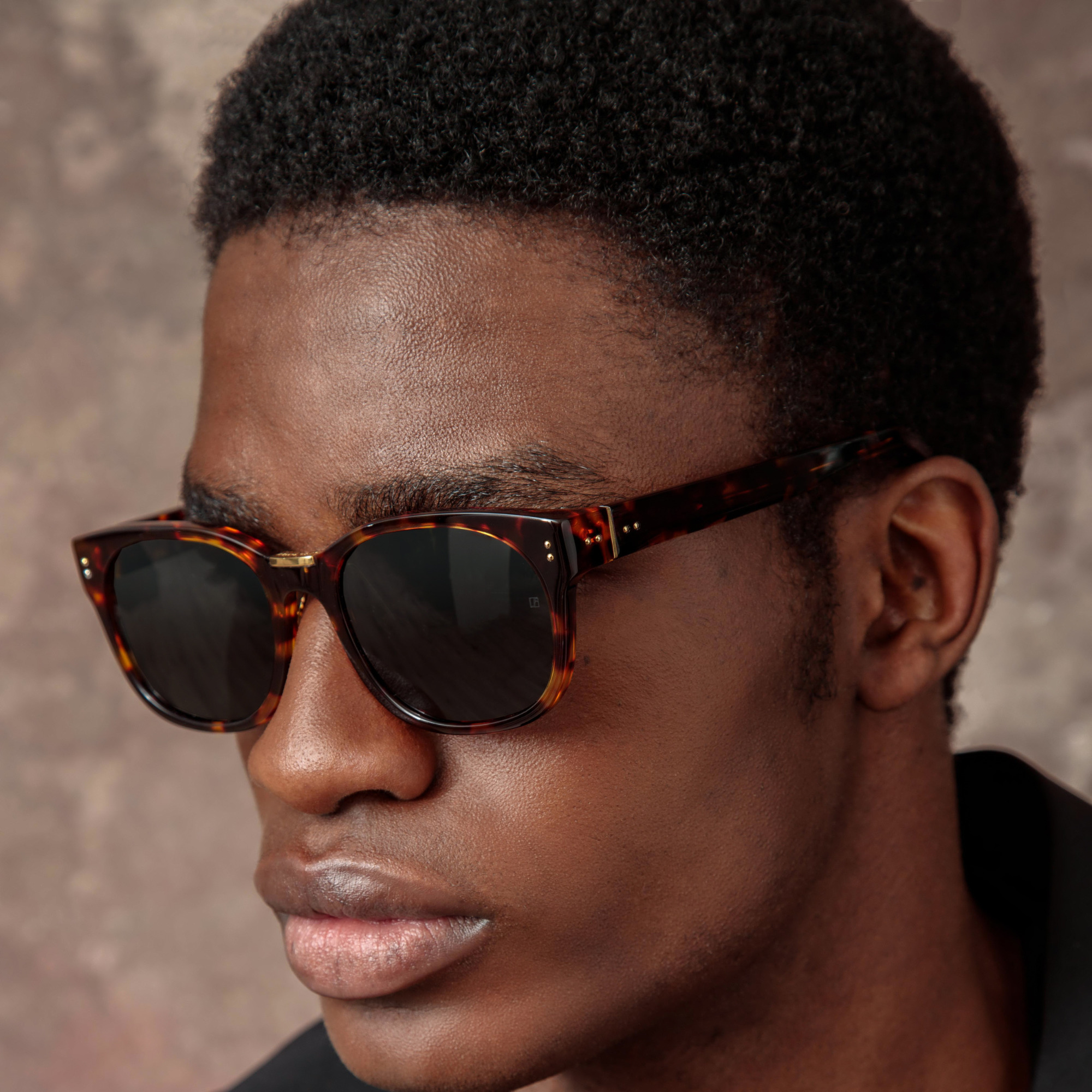 MEN'S CEDRIC RECTANGULAR SUNGLASSES IN TORTOISESHELL - 6