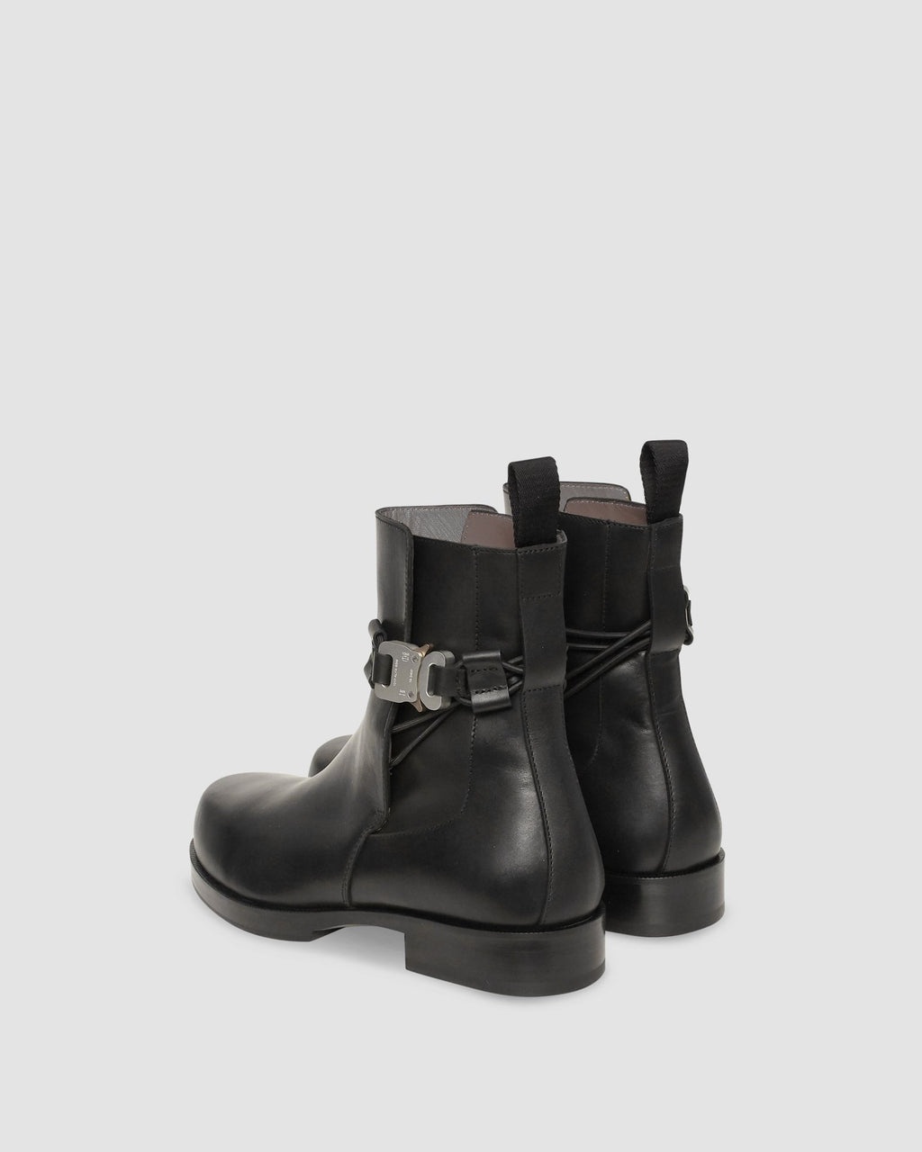 LOW BUCKLE BOOT WITH LEATHER SOLE - 4