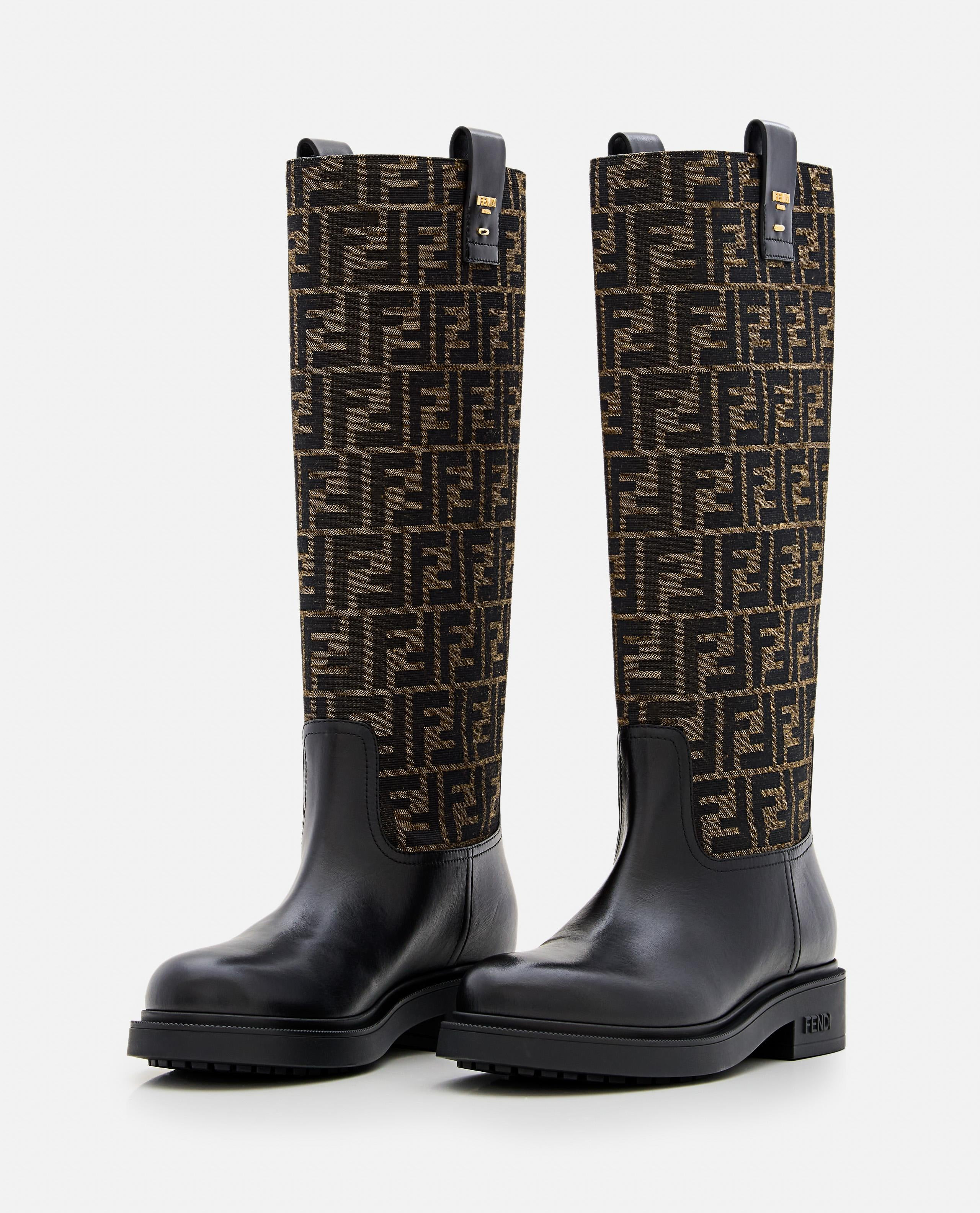 FF JACQUARD HIGH BOOTS - 4