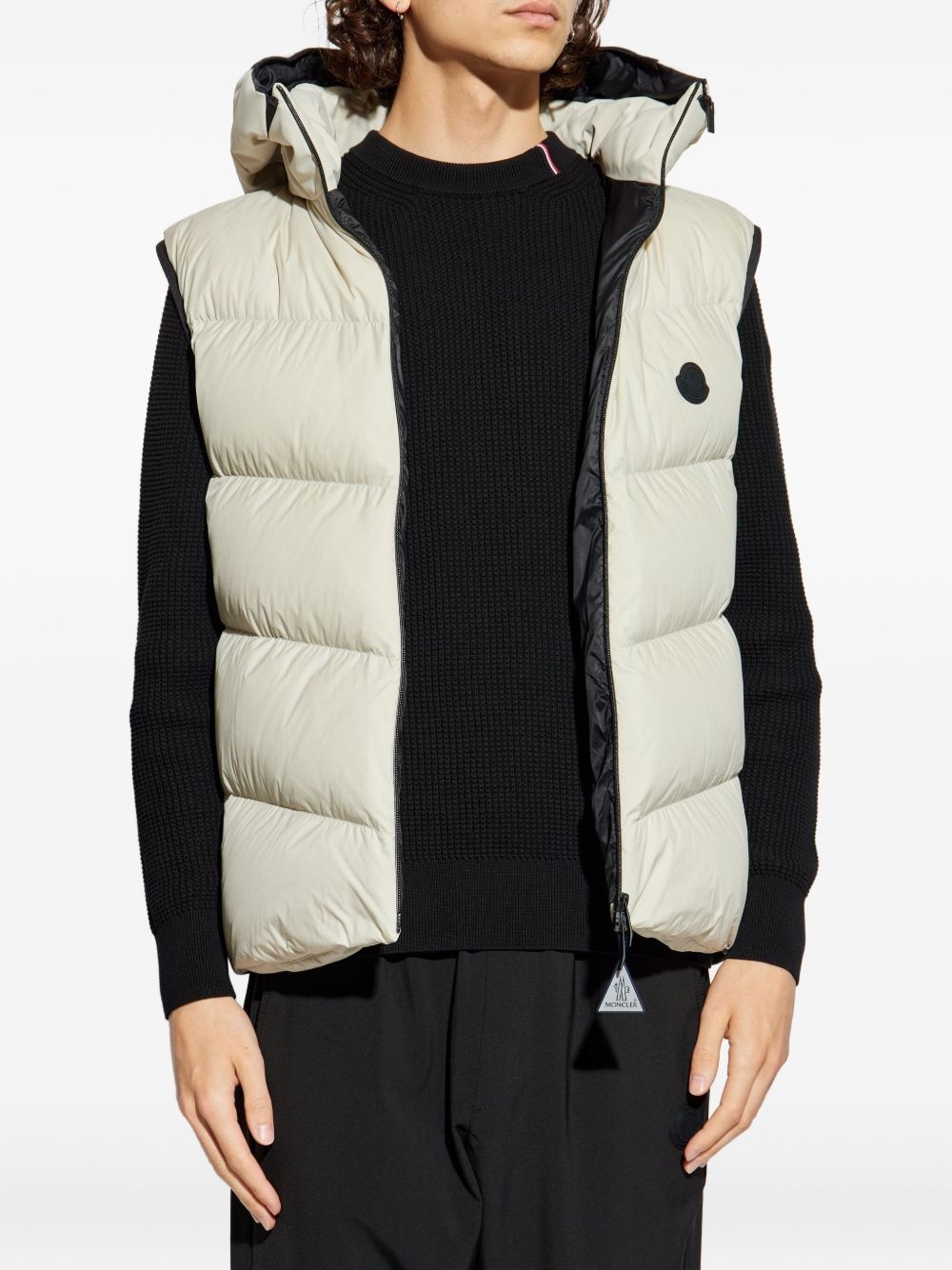 Guersac hooded padded gilet - 3