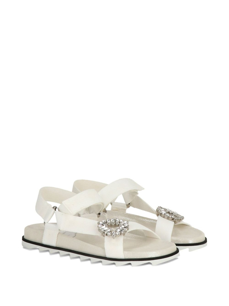 Roger Vivier crystal-embellished strap sandals outlook
