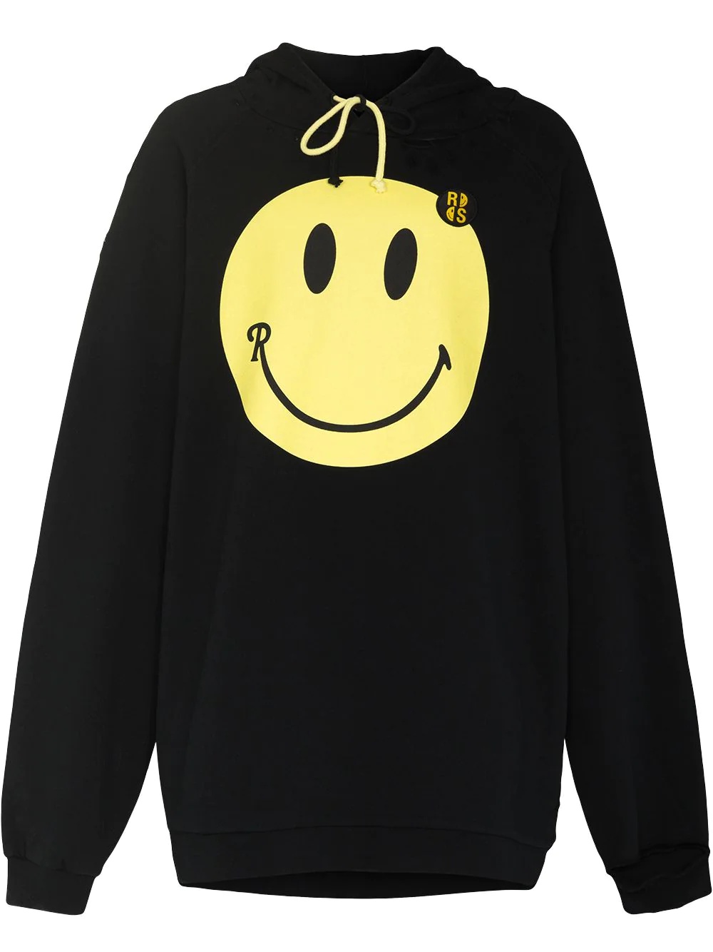 x Smiley oversized distressed hoodie - 1