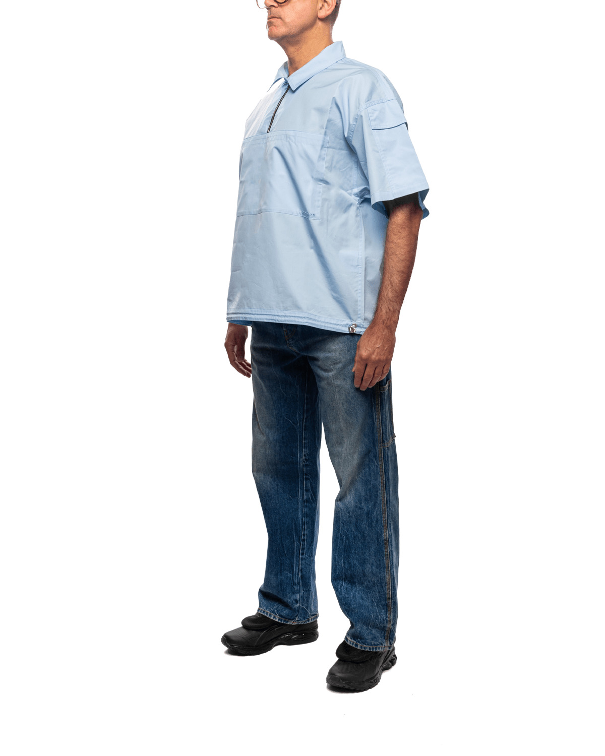Straight Leg Trouser Denim Blue - 2