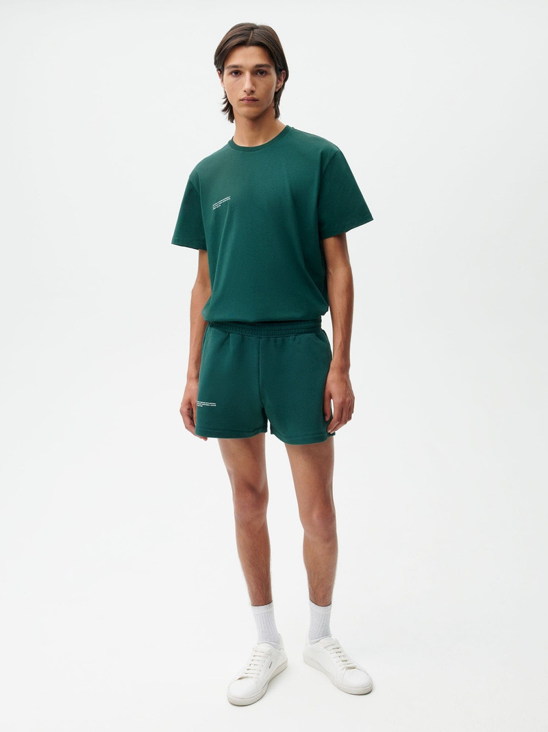 PANGAIA Mens 365 Midweight Shorts - Foliage-Green outlook