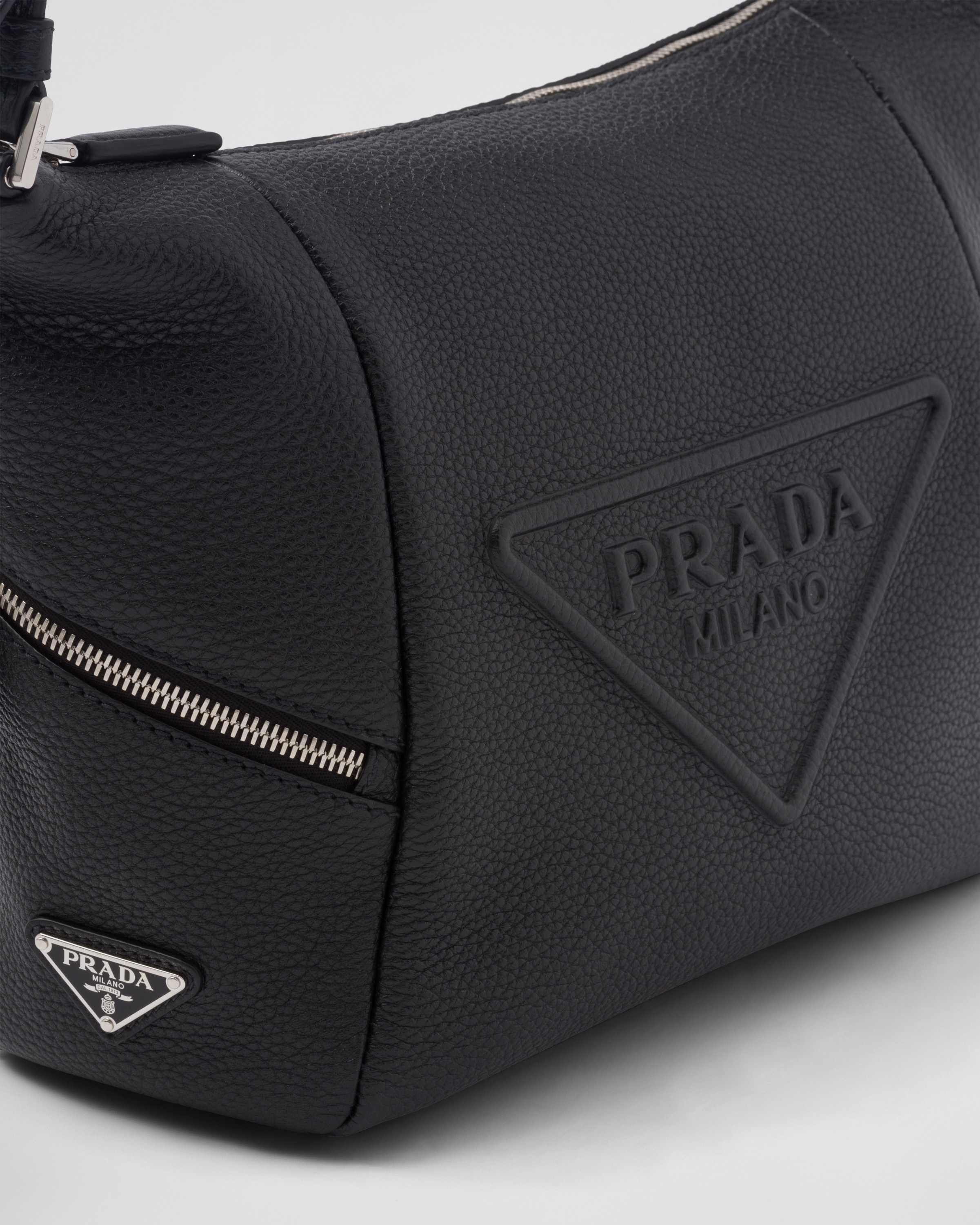 Leather bag with shoulder strap - 6