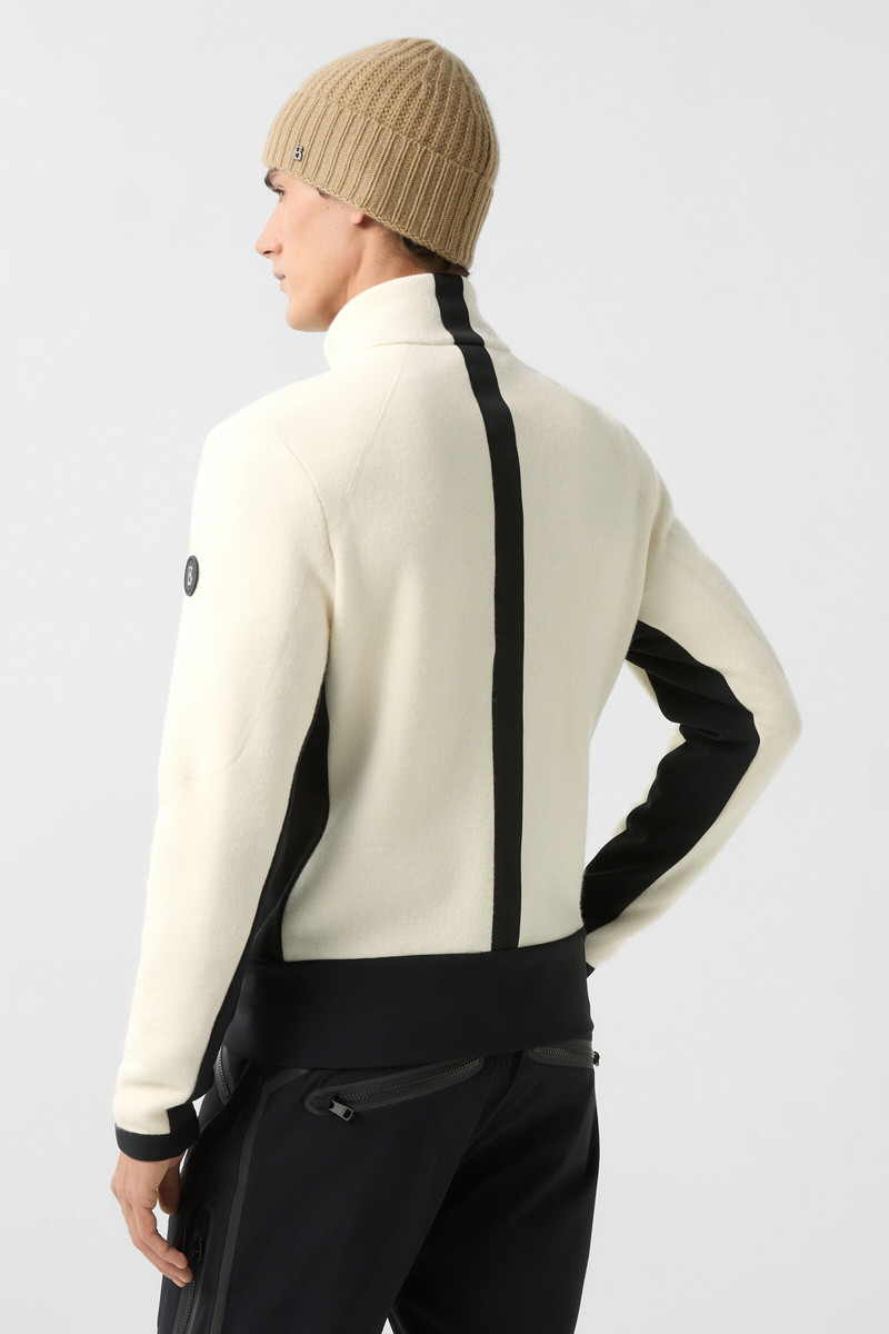 Midlayer Curtis in Off-white/black 3