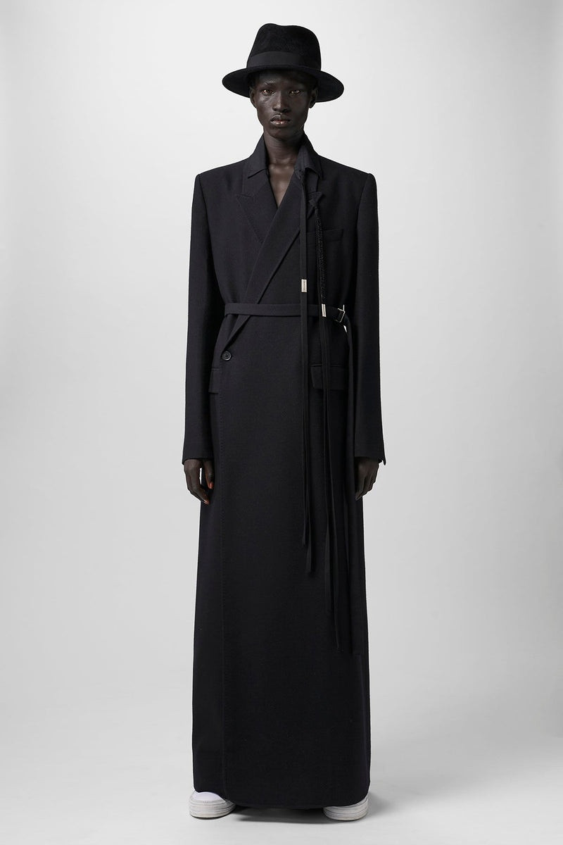 Dimitri Long Comfort Tailored Wrap Coat 4