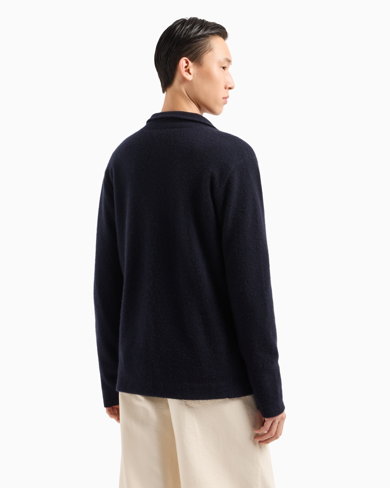 ICON PLAIN-KNIT PURE CASHMERE JACKET - 3