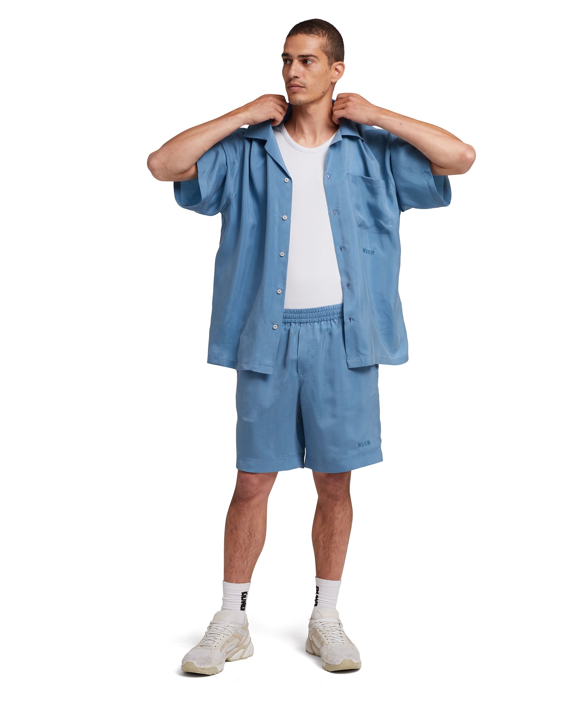 Cupro bowling shirt - 5